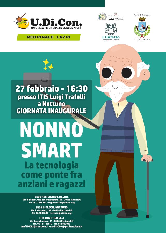 Nonno smart: la tecnologia come ponte fra anziani e ragazzi Nonno smart: la tecnologia come ponte fra anziani e ragazzi