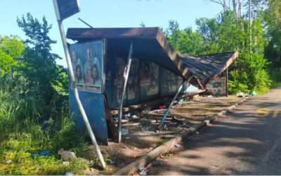 Guidonia, rimossa pensilina bus pericolante su segnalazione di U.Di.Con. Regionale Lazio APS